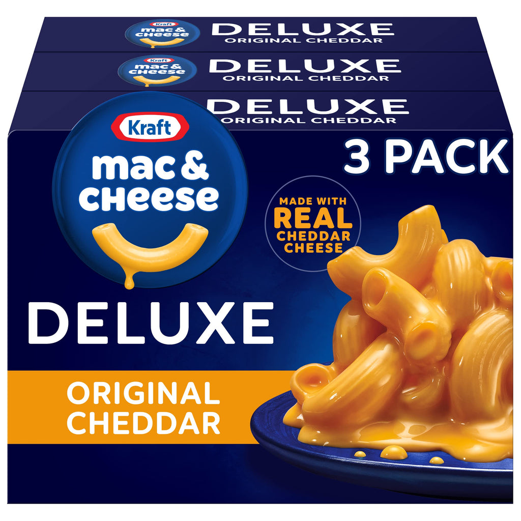 Mac and Cheese Dinner 3 Boxes Original Cheddar 14 oz Y929