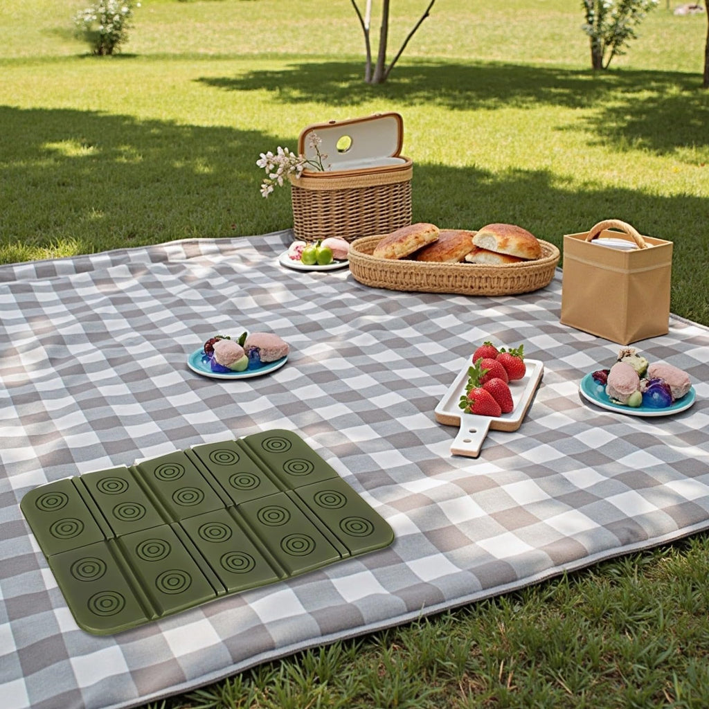 2 Pcs Waterproof Folding Foam Seat Cushion Q37908