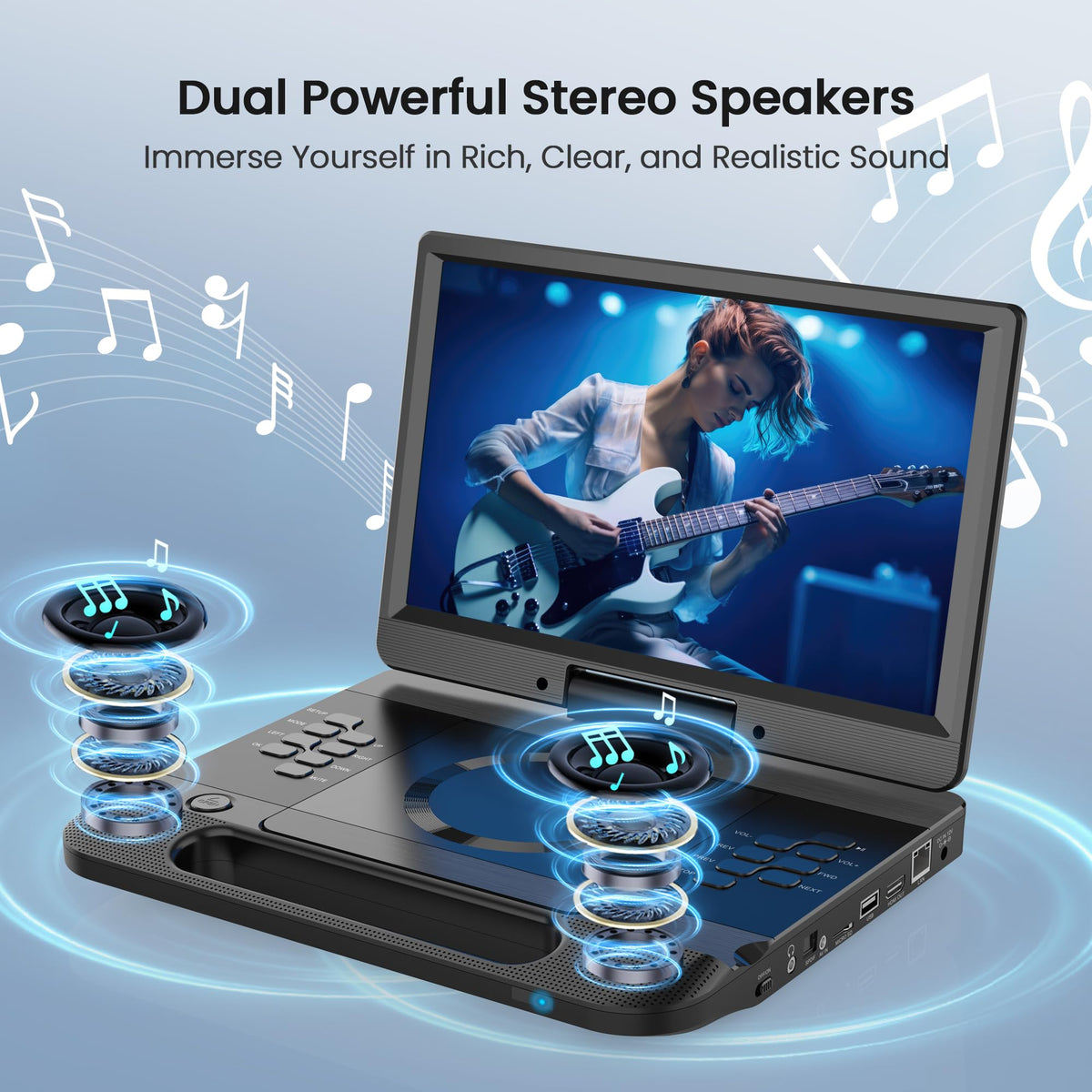 13.3” Portable Blu-ray Player U3630