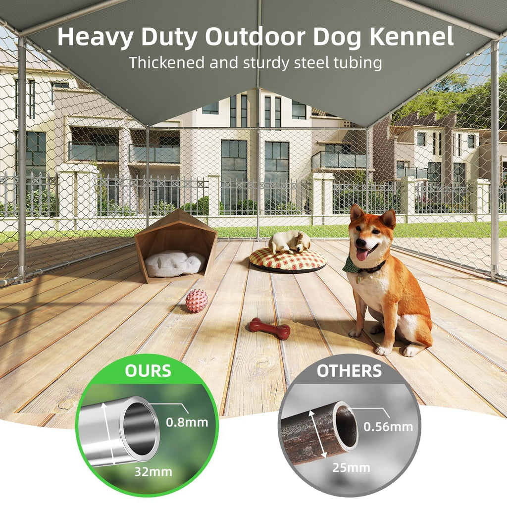 10'x10' Heavy Duty Outdoor Dog Kennel N17530