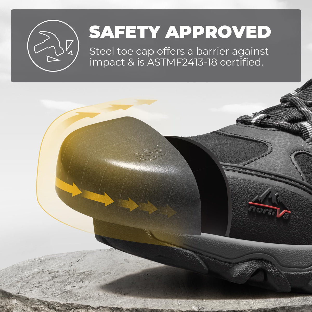 Waterproof Steel Toe Work Boots W55559