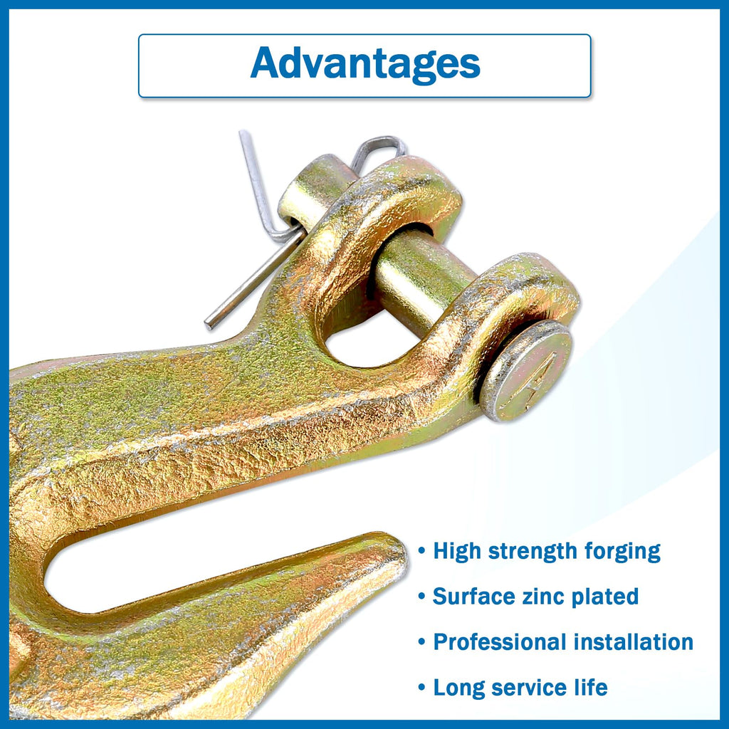 3/8 Inch Grade 70 Clevis Grab Hooks M233