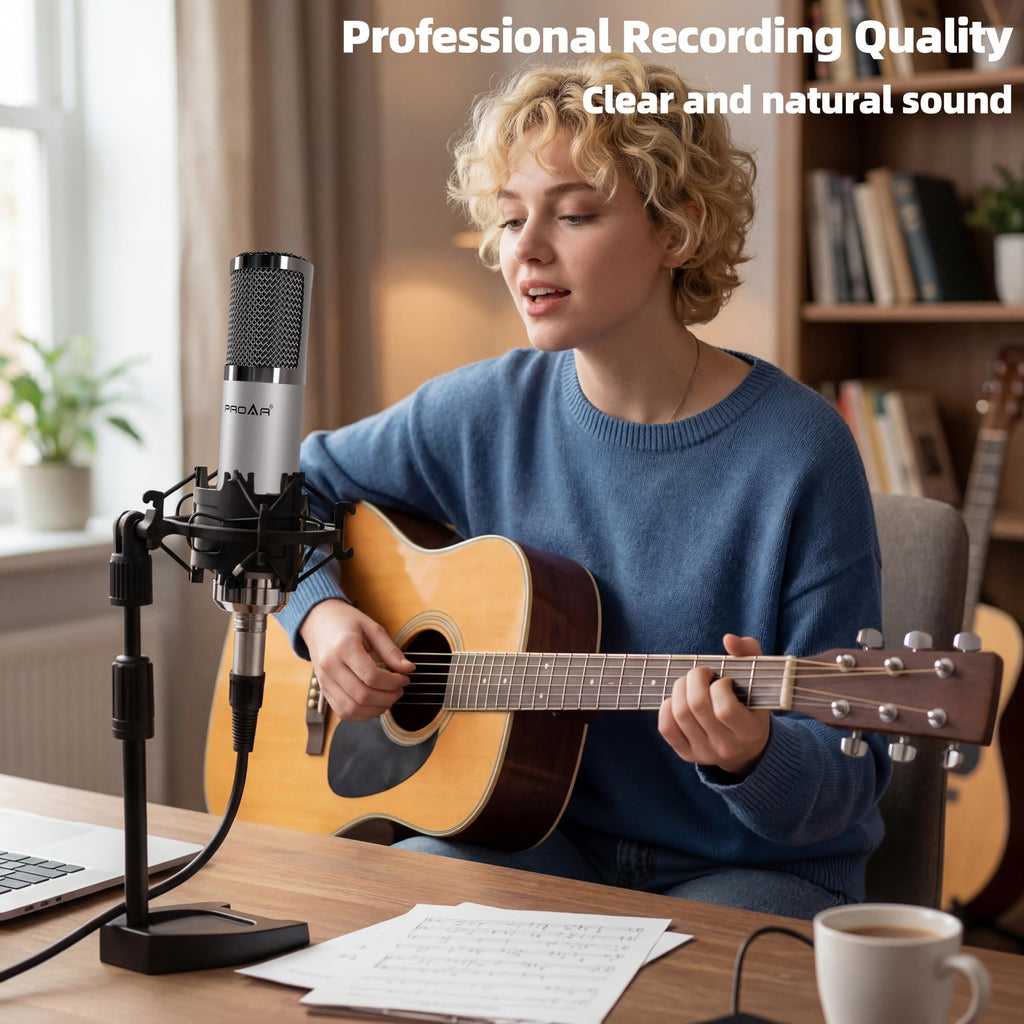 XLR Condenser Microphone with Desktop Stand K7950