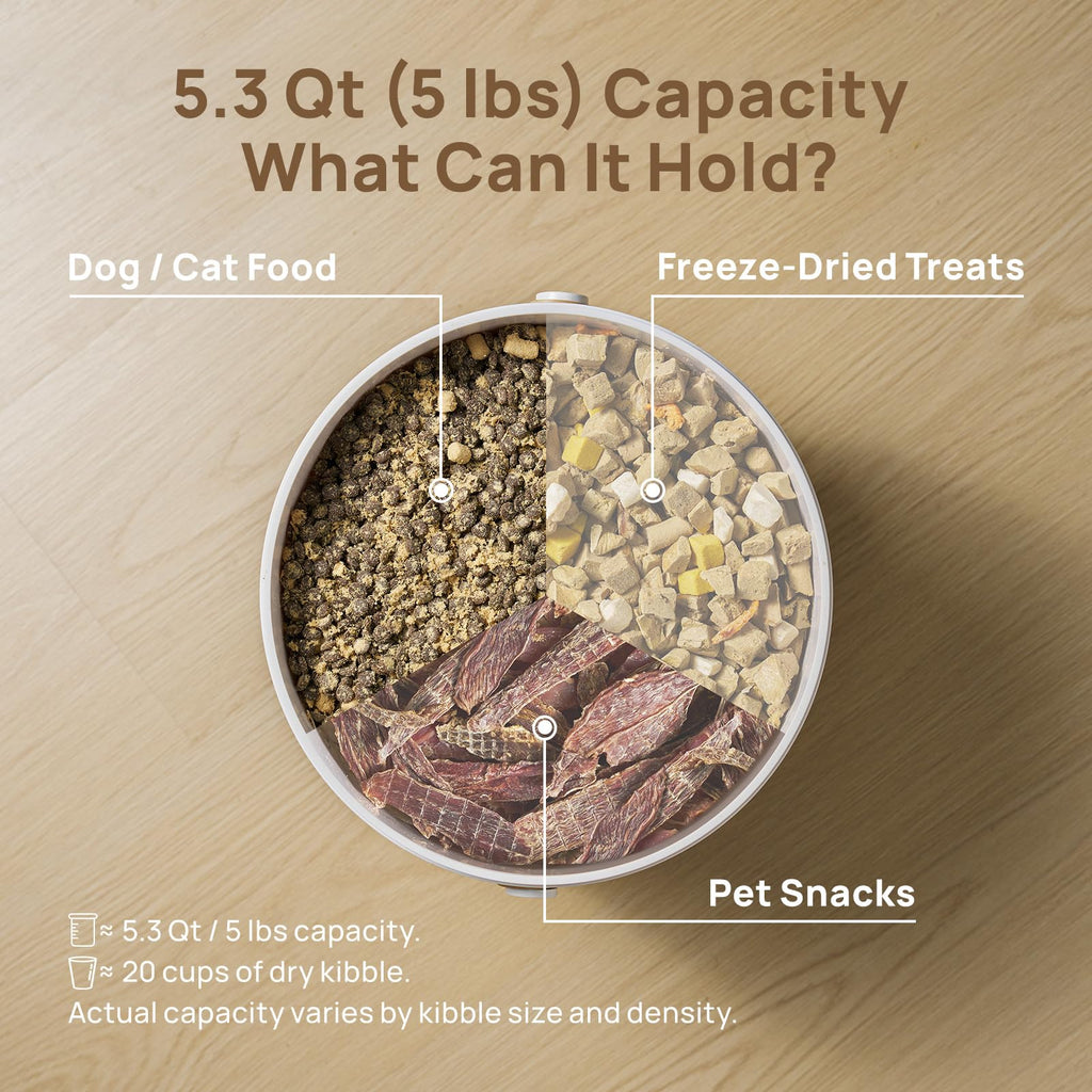 Vacuum Pet Food Storage Container 5 lb K878