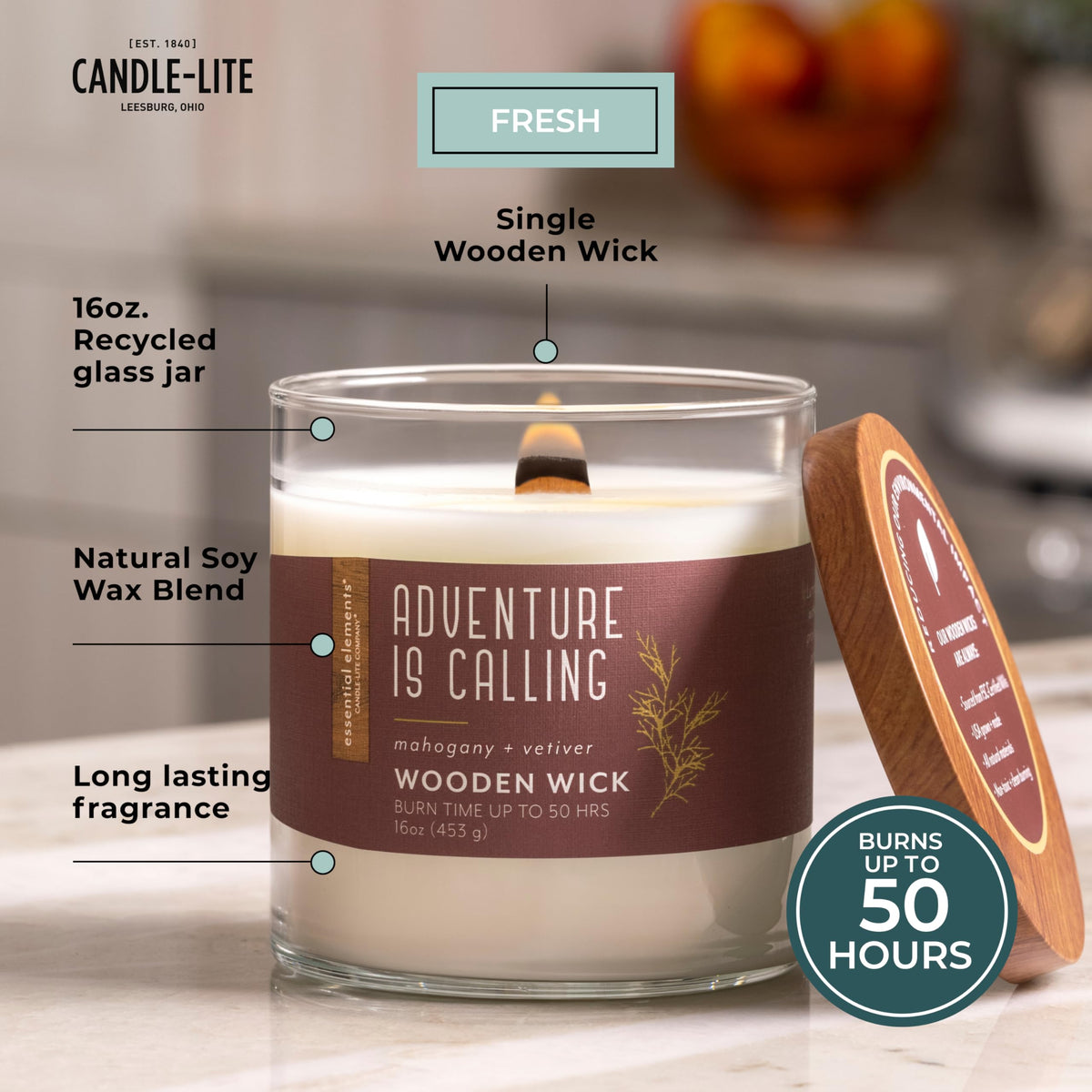 16 oz Scented Jar Candle E493261