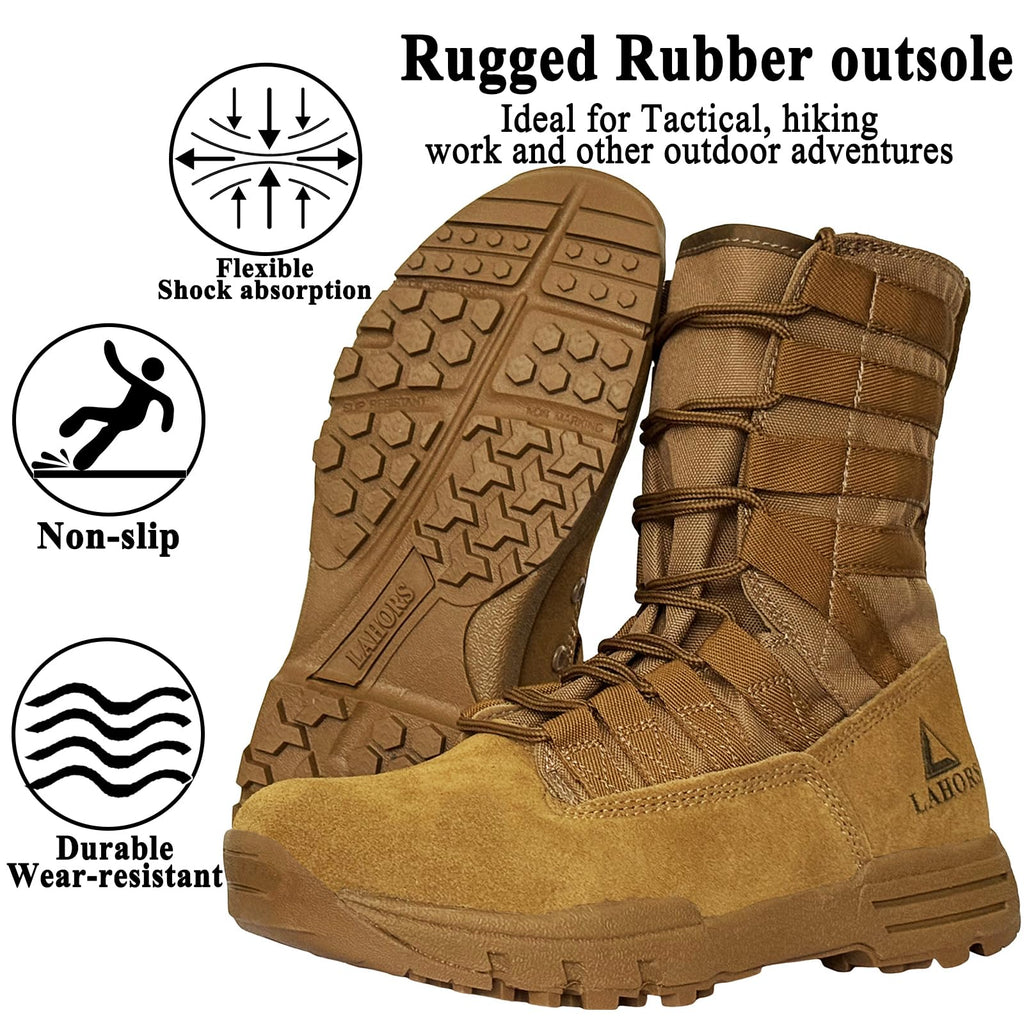 Suede Leather Lightweight Tactical Combat Boots N848205