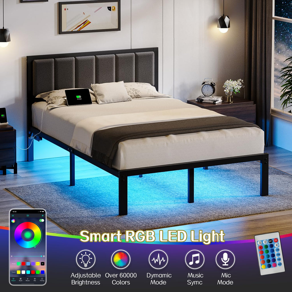 Full Bed Frame with Headboard A469974