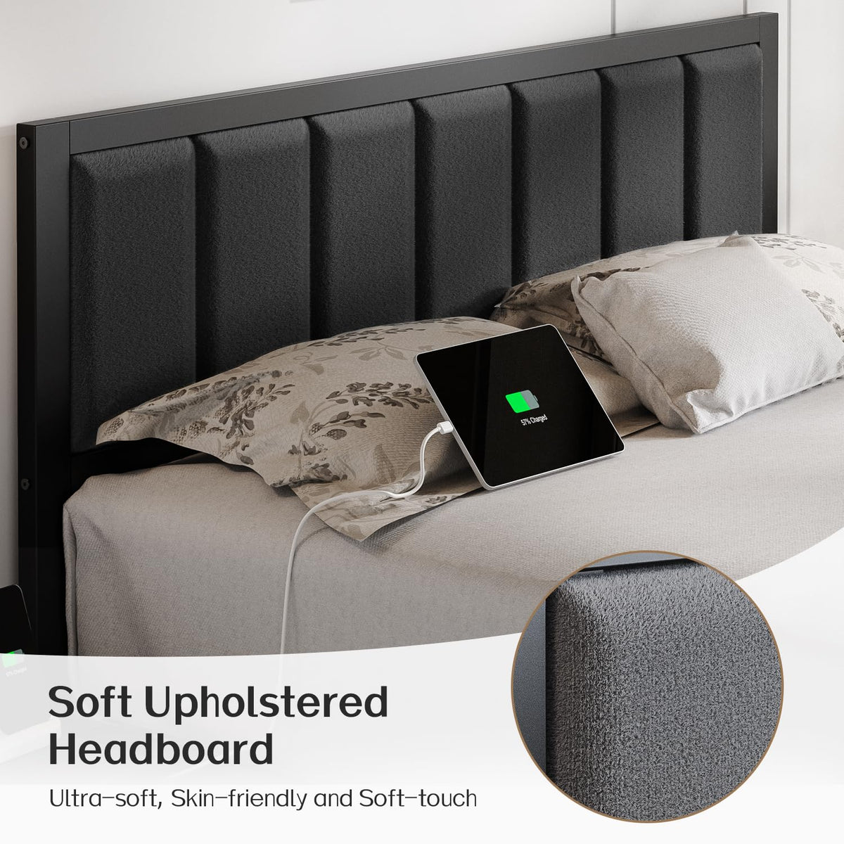 Full Bed Frame with Headboard A469974