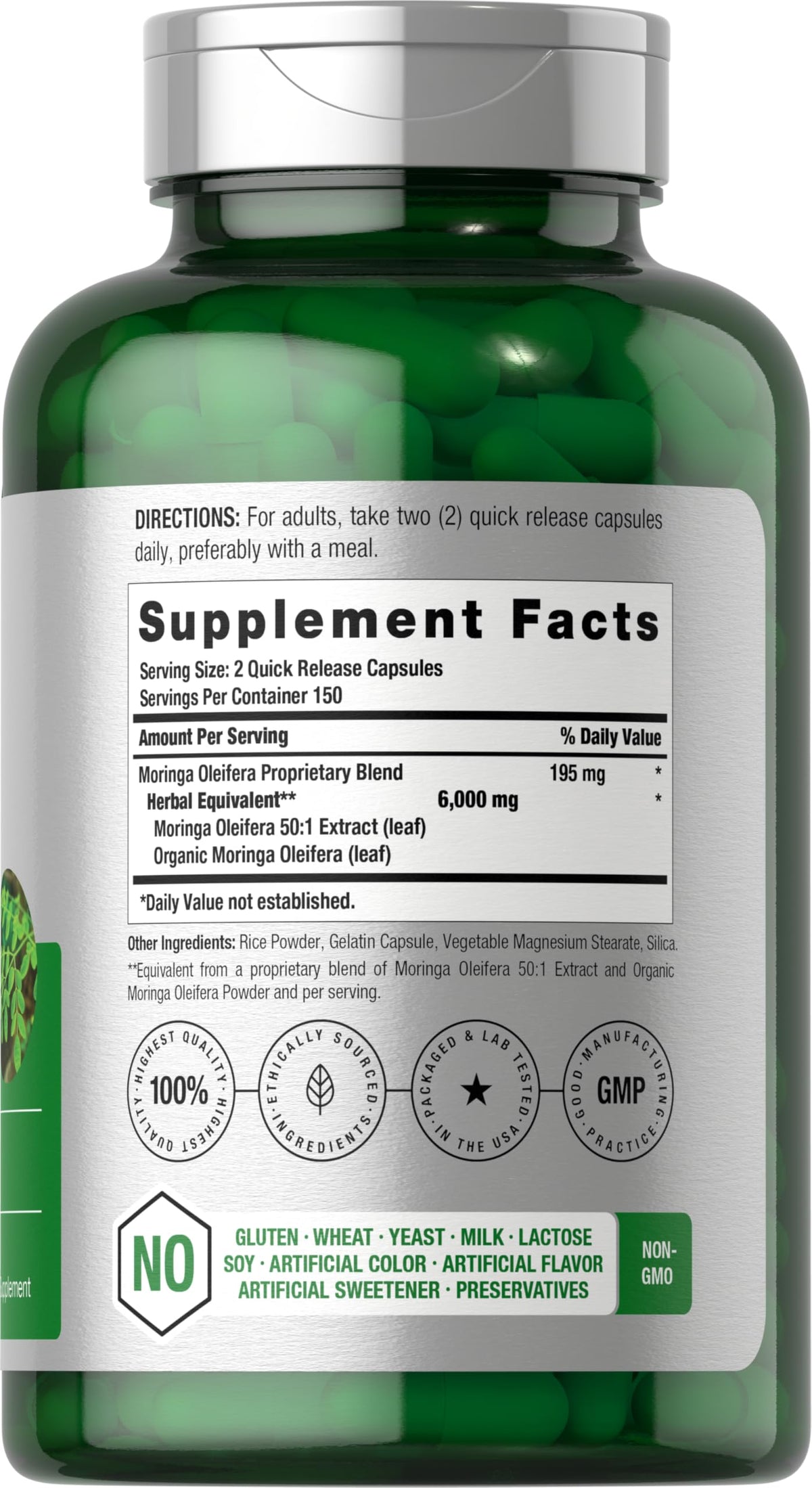Moringa Oleifera 300 Capsules R921862