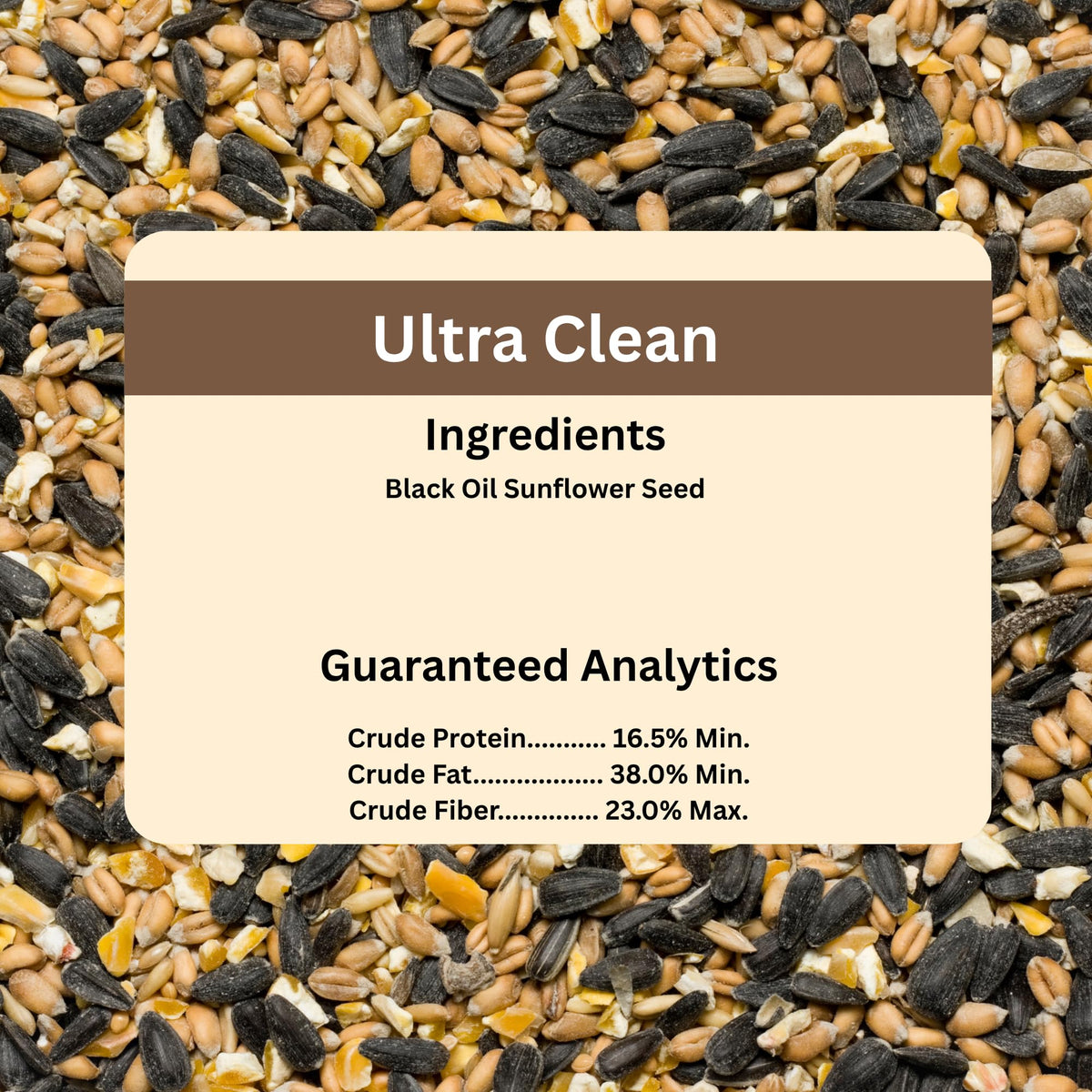 Black Oil Sunflower Wild Bird Seed 20 Pound Bag J7415