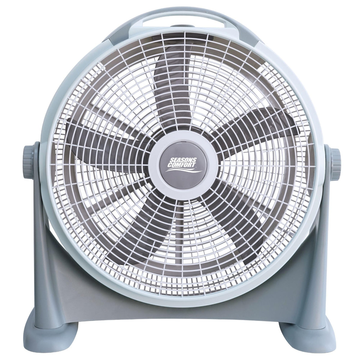 20 Inch High Velocity Fan, 3 Speed, White/Gray O667