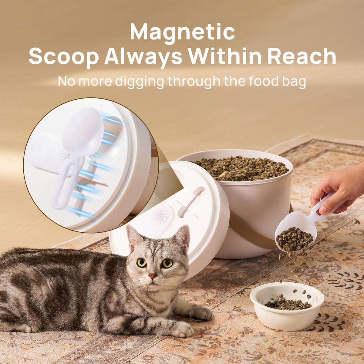Vacuum Pet Food Storage Container 5 lb K878