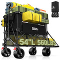 Collapsible Wagon with Extended Tailgate, Black X716188