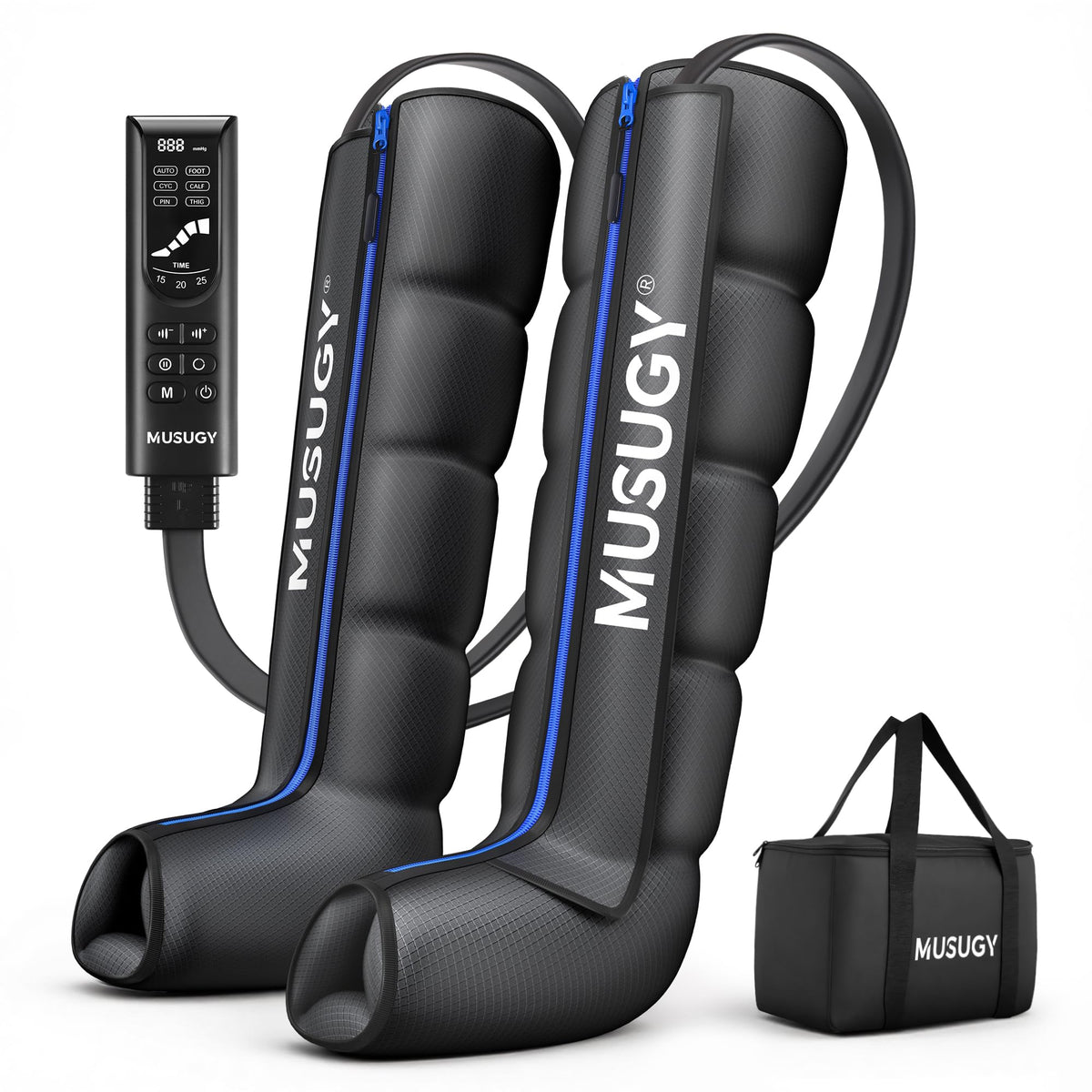 Leg Compression Massager with 9 Intensity, 6 Modes, 3 Timers V222