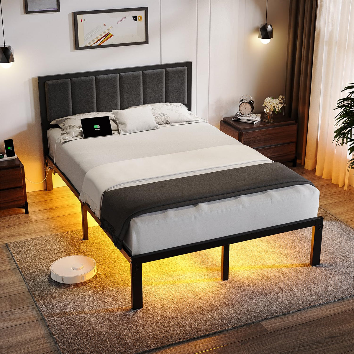 Full Bed Frame with Headboard A469974