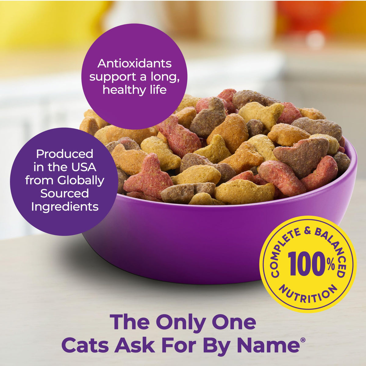 Dry Cat Food 6.3 Pound Bag + Wet Cat Food Variety Pack 2.75 Ounce Cups H671688