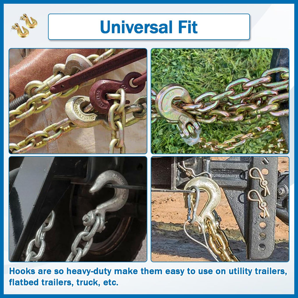 3/8 Inch Grade 70 Clevis Grab Hooks M233