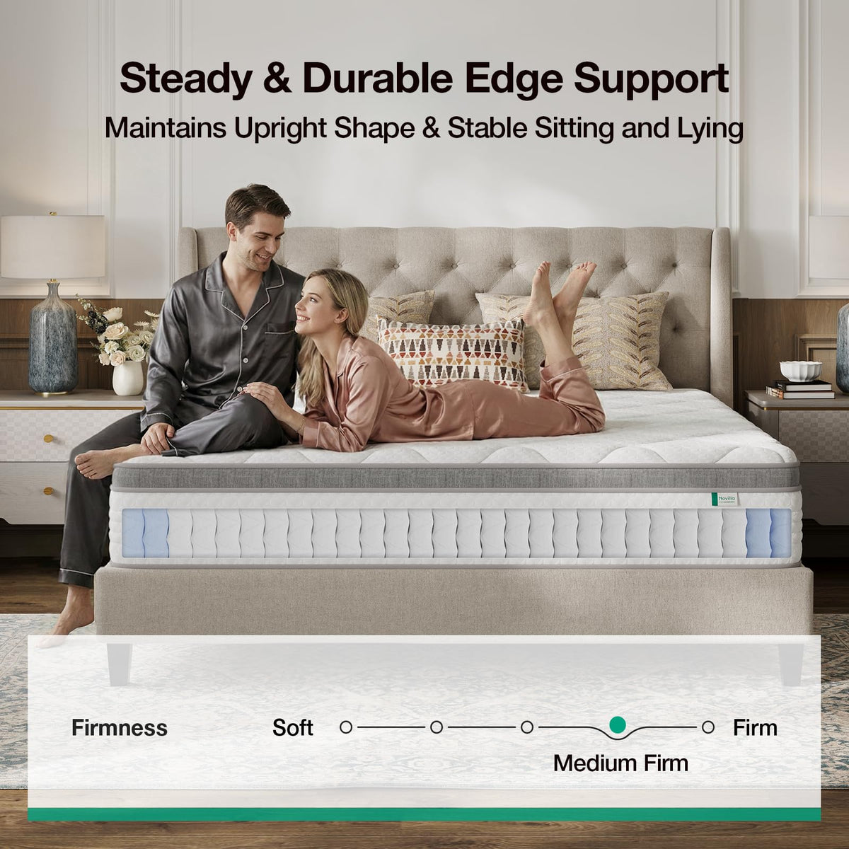 Full Size 12 Inch Hybrid Mattress in a Box Z11553