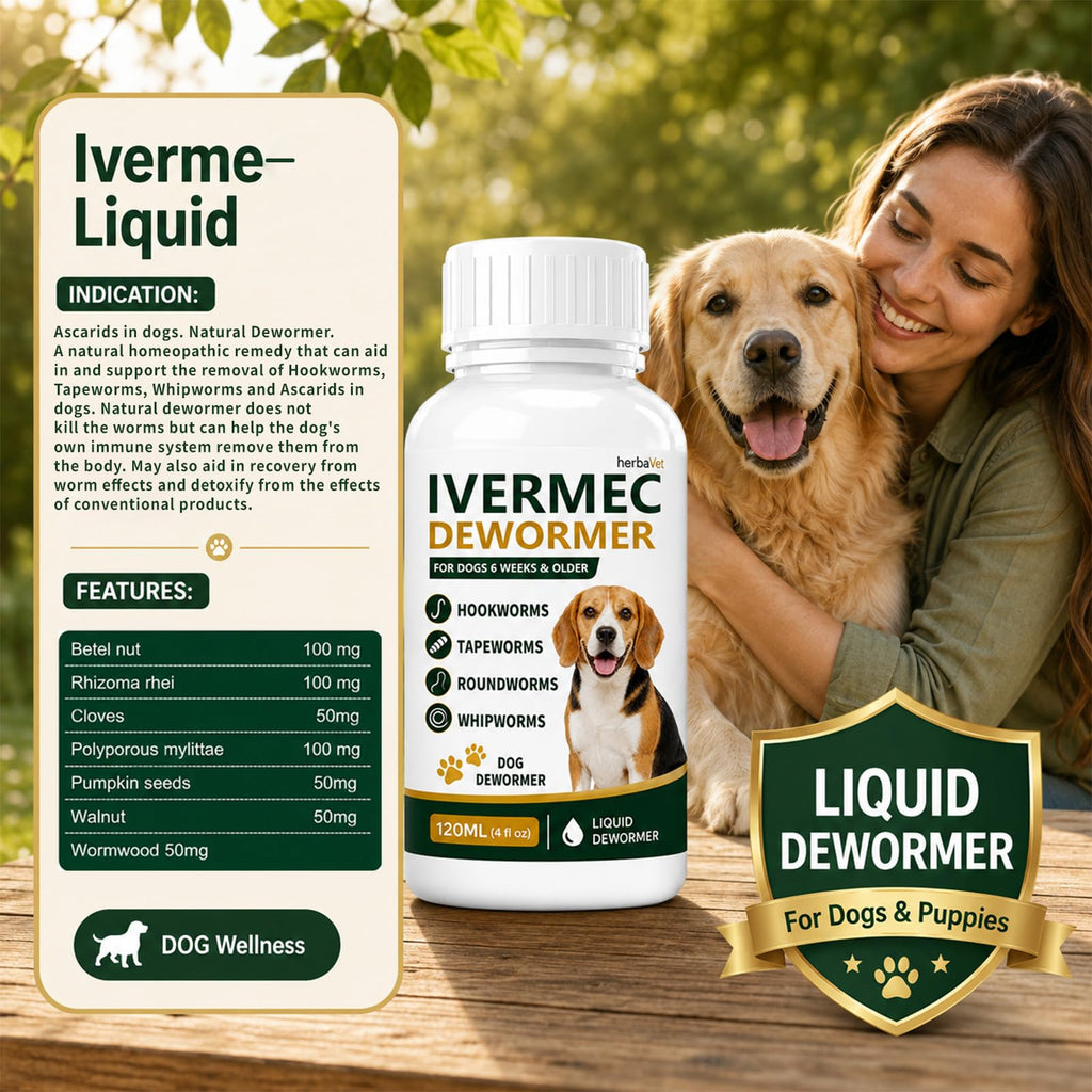Broad Spectrum Dog Dewormer Liquid 120ml X911