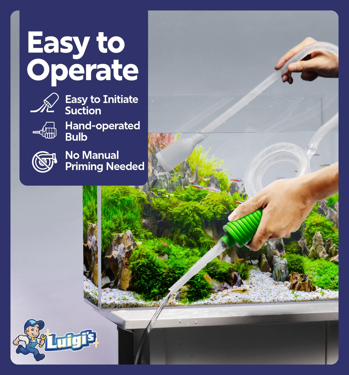 Gravel Vacuum Aquarium Cleaning Tools L830