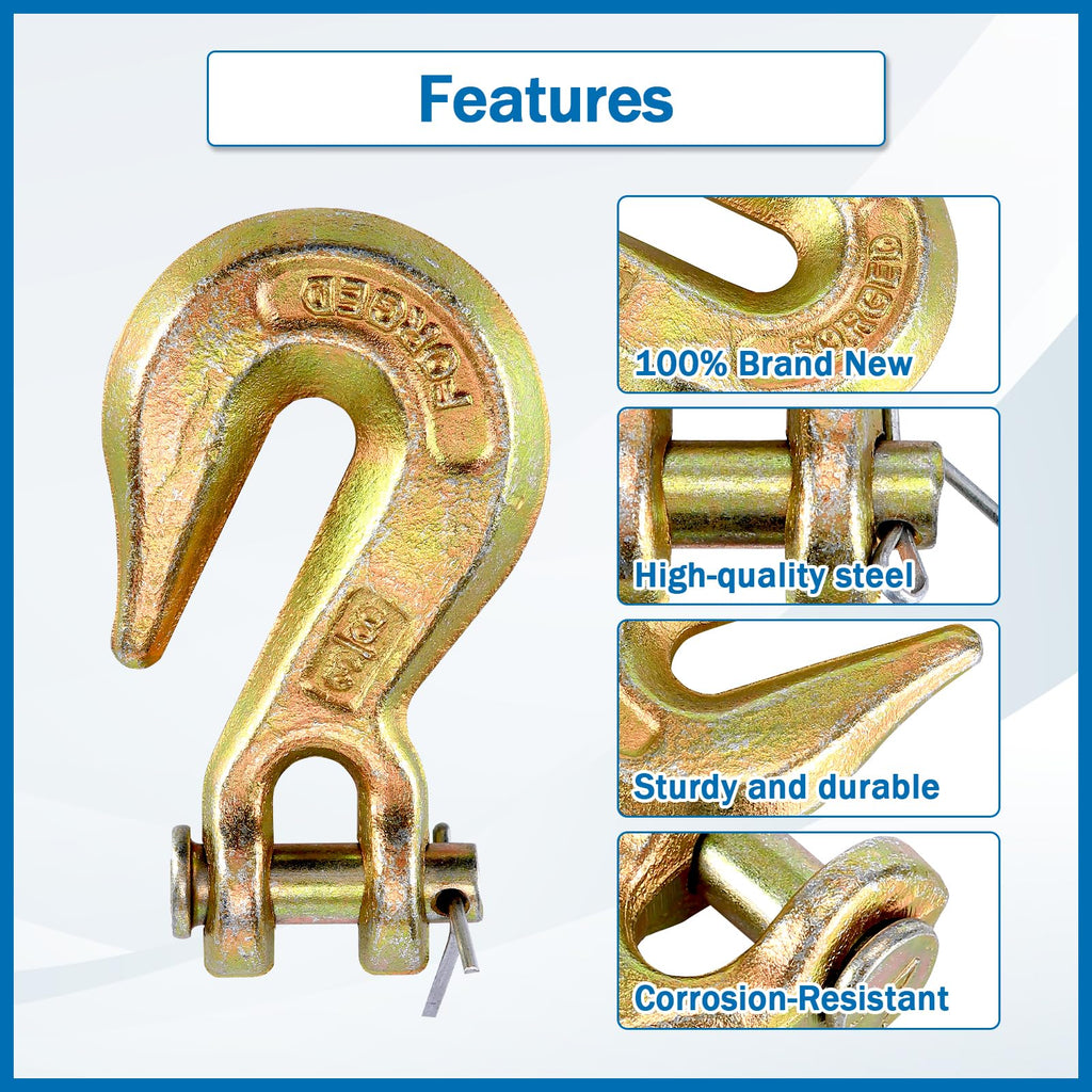 3/8 Inch Grade 70 Clevis Grab Hooks M233