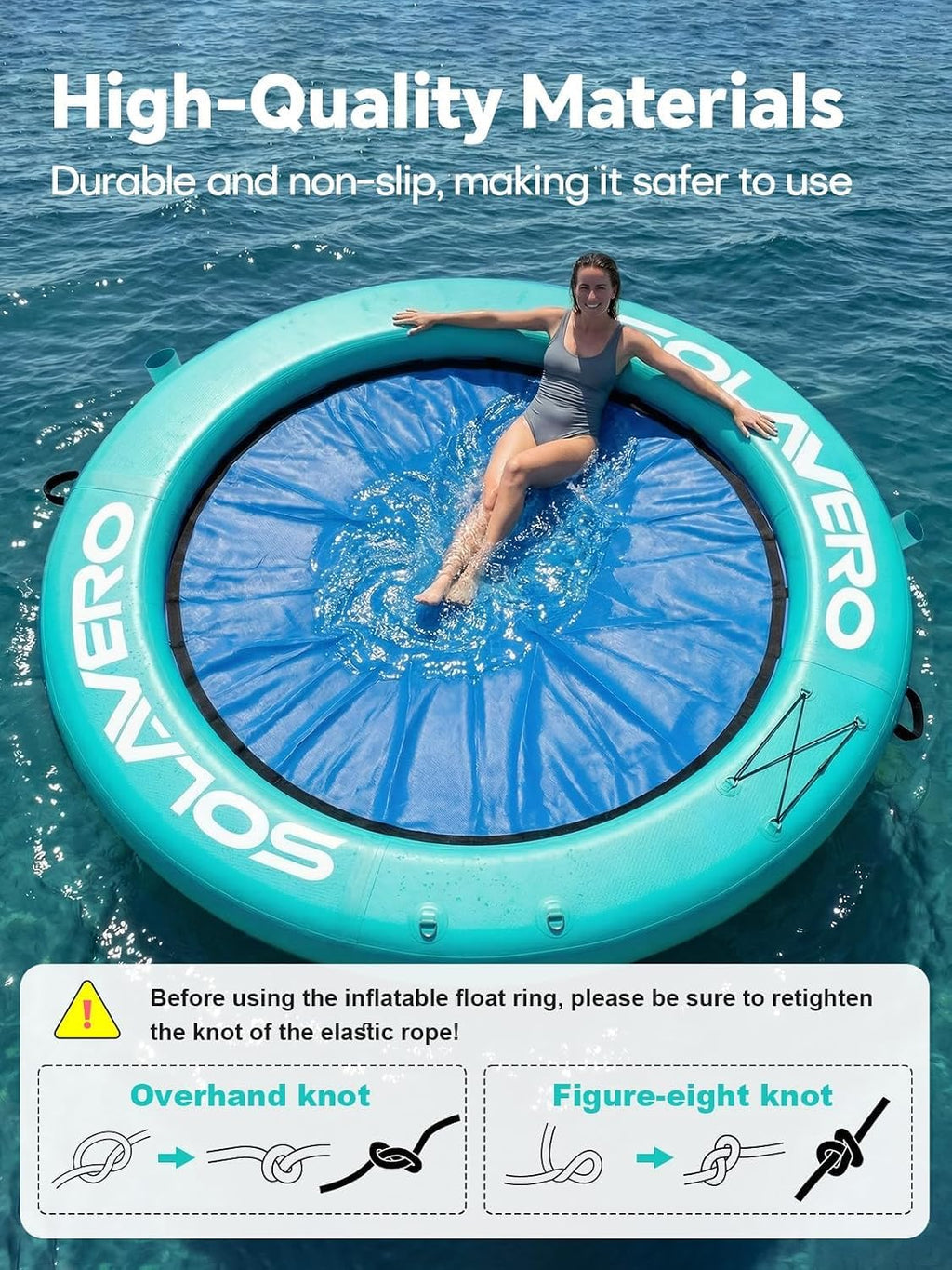 Inflatable Floating Dock and Water Hammock J9931