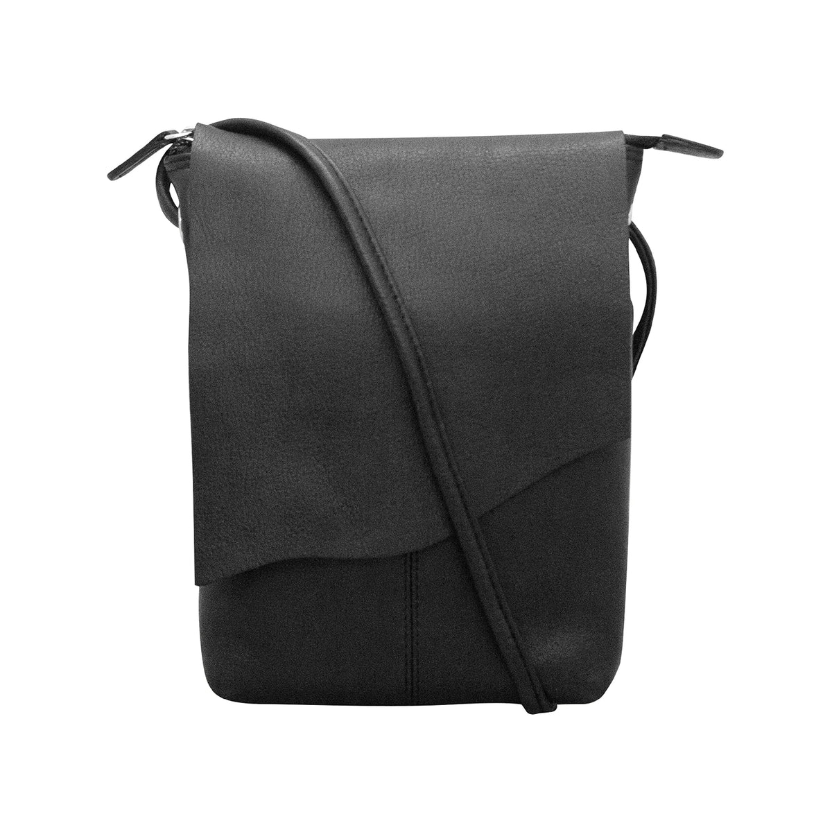 Leather Mini Crossbody Bag with RFID Blocking R2196