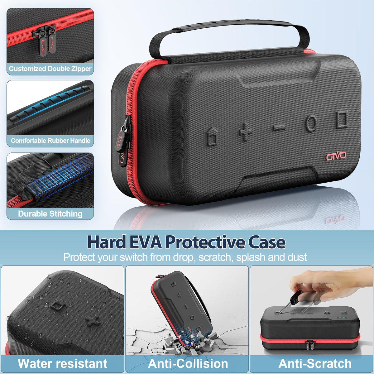 Switch OLED Carrying Case with 20 Games N3417
