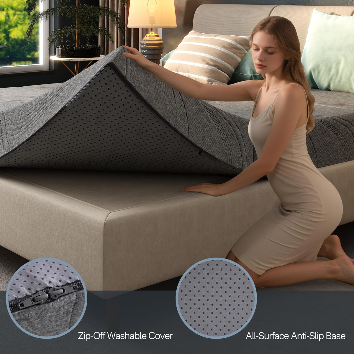 6 Inch Memory Foam Foldable Mattress N201