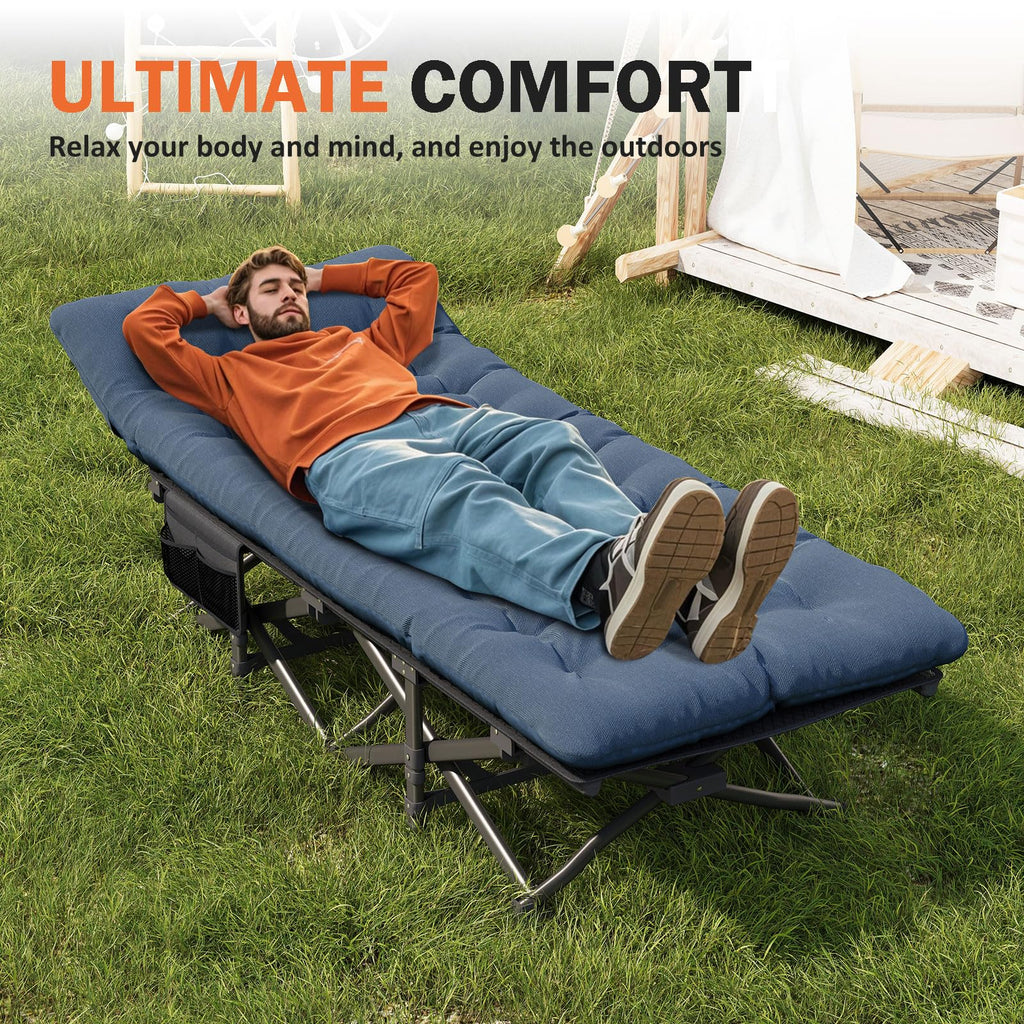 Camping Cot with Cushion Z26398