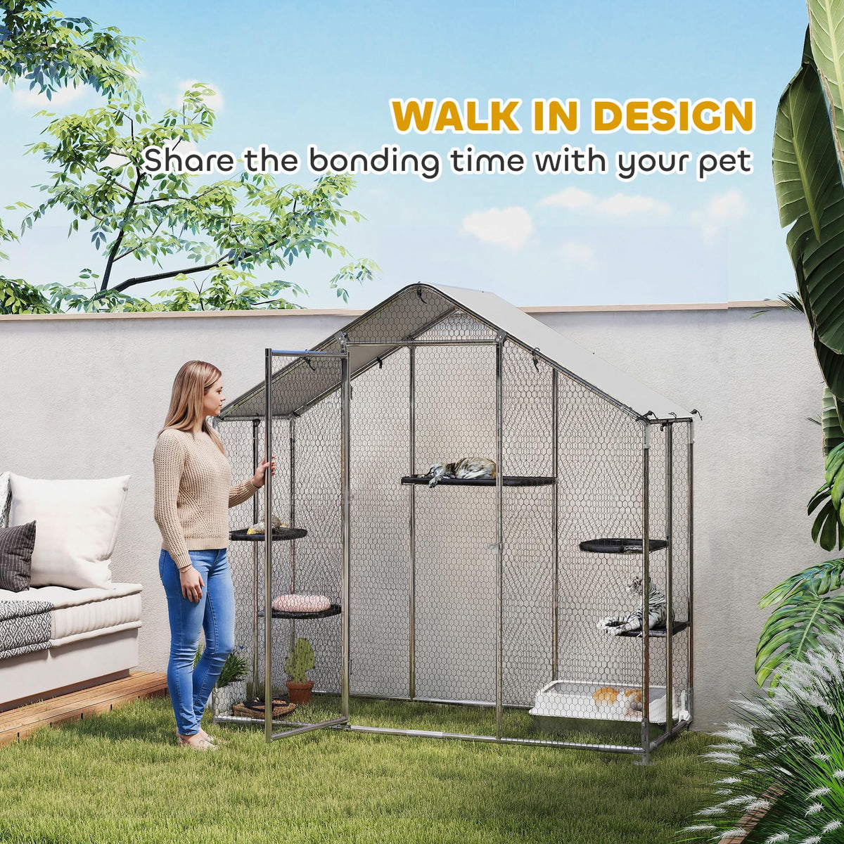 Large Outdoor Cat Enclosure O7779