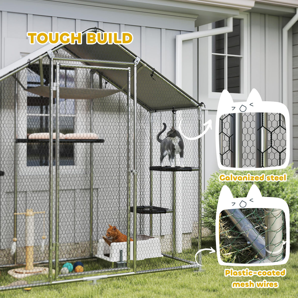 Large Outdoor Cat Enclosure O7779