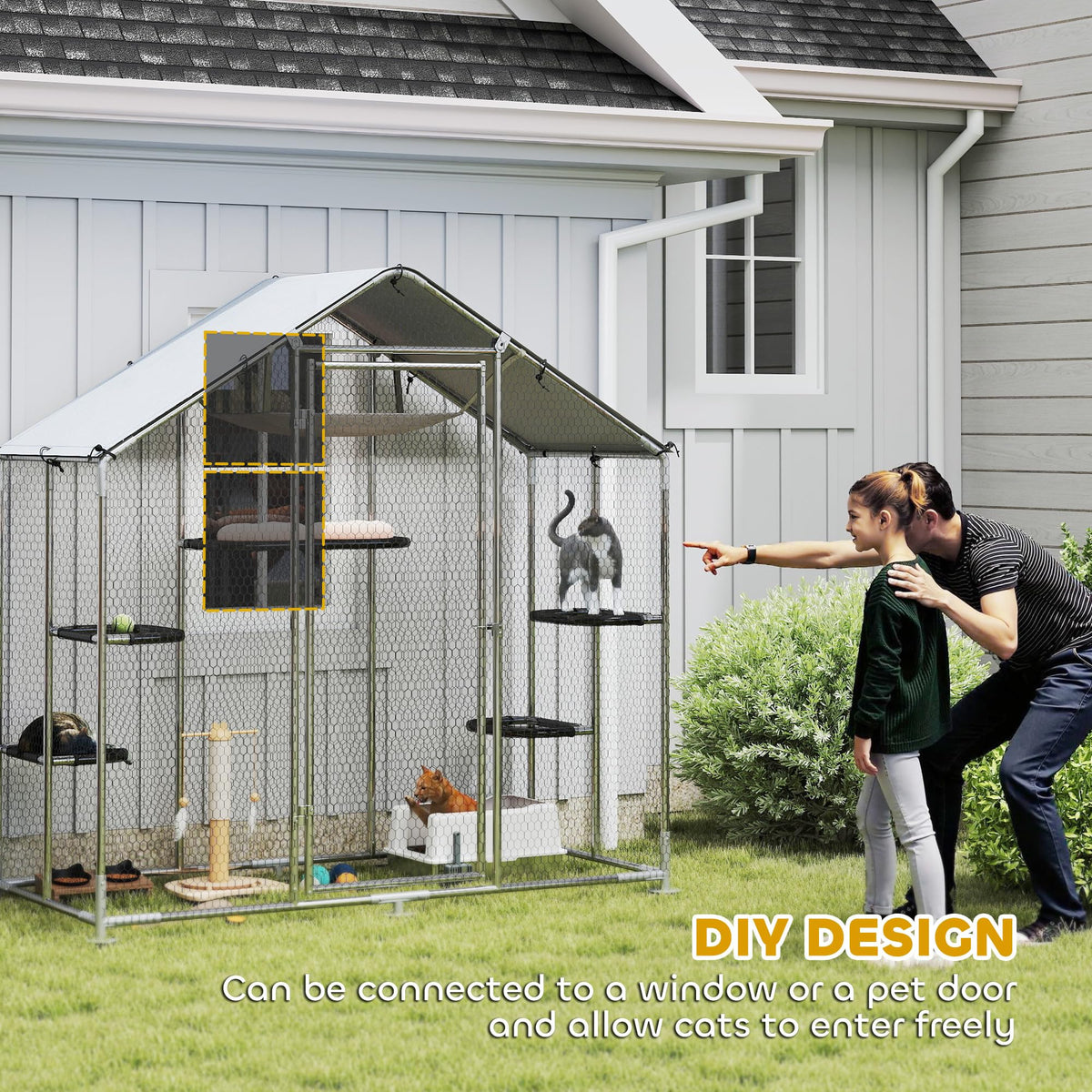 Large Outdoor Cat Enclosure O7779