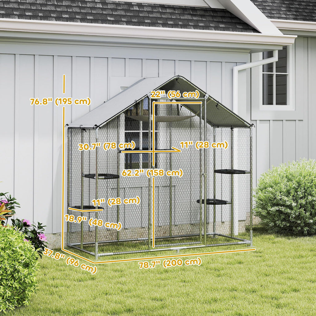 Large Outdoor Cat Enclosure O7779