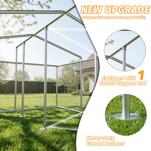 10'x10' Heavy Duty Outdoor Dog Kennel N17530